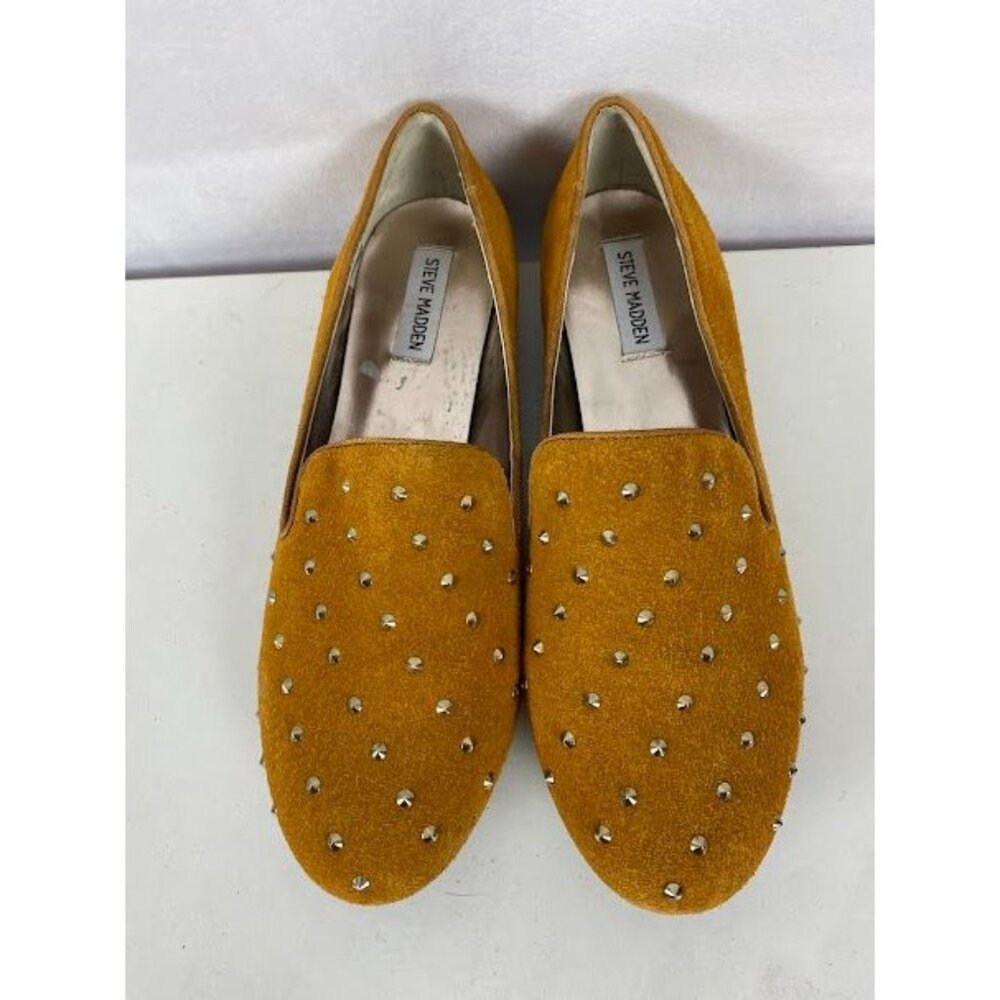 Steve Madden Suede Studded Ballet Flats Women's‎ 9.5
